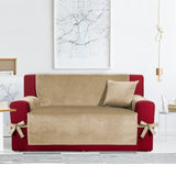 Velvet shield sofa cover with peninsula Via Roma, 60