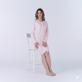 Camicia da Notte Cotone Aperta Pigiamiamoci CP04