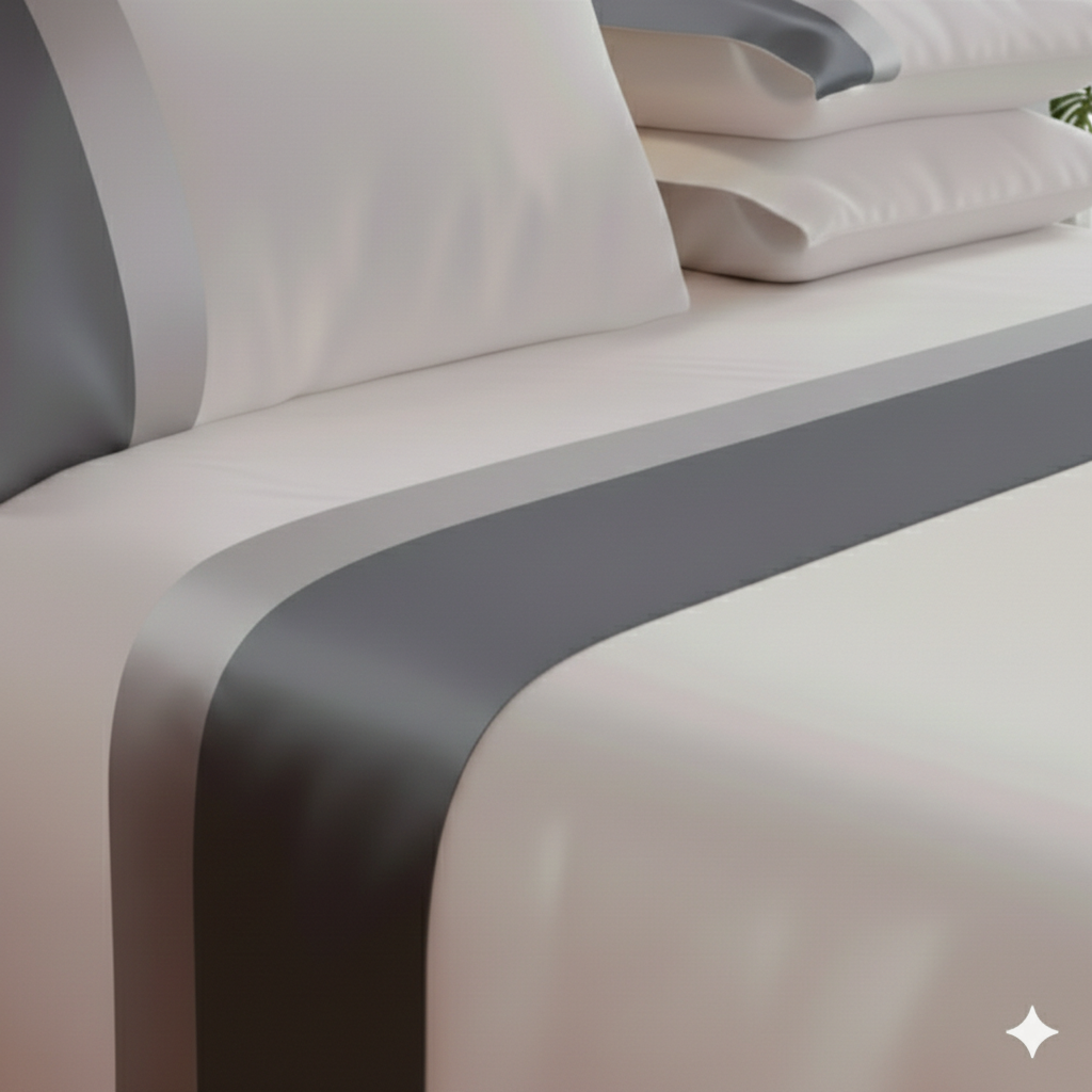 Completo Letto Matrimoniale Ruocco Home Doppio Bordo