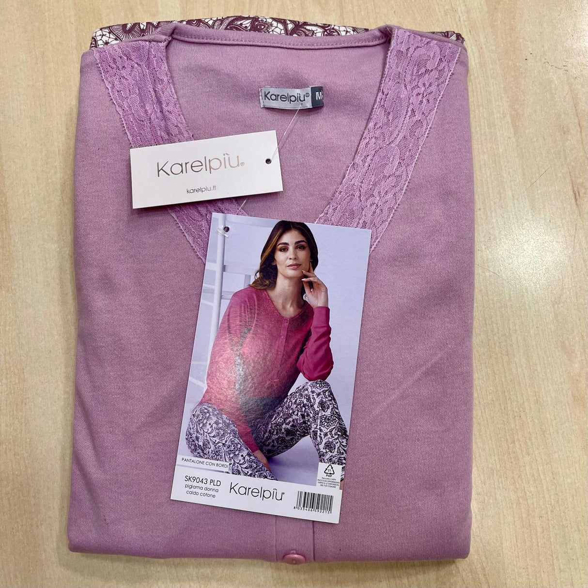 Pigiama Donna Caldo Cotone Karelpiù 9043