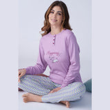Pigiama Donna Caldo Cotone Karelpiù 9066