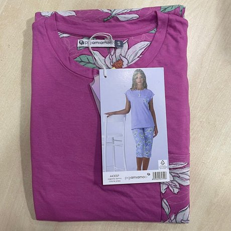 Pigiama Donna Giro Manica Pigiamiamoci 4430 - Capri in Cotone