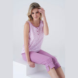 Pigiama Donna Spalla Larga Karelpiù 8307
