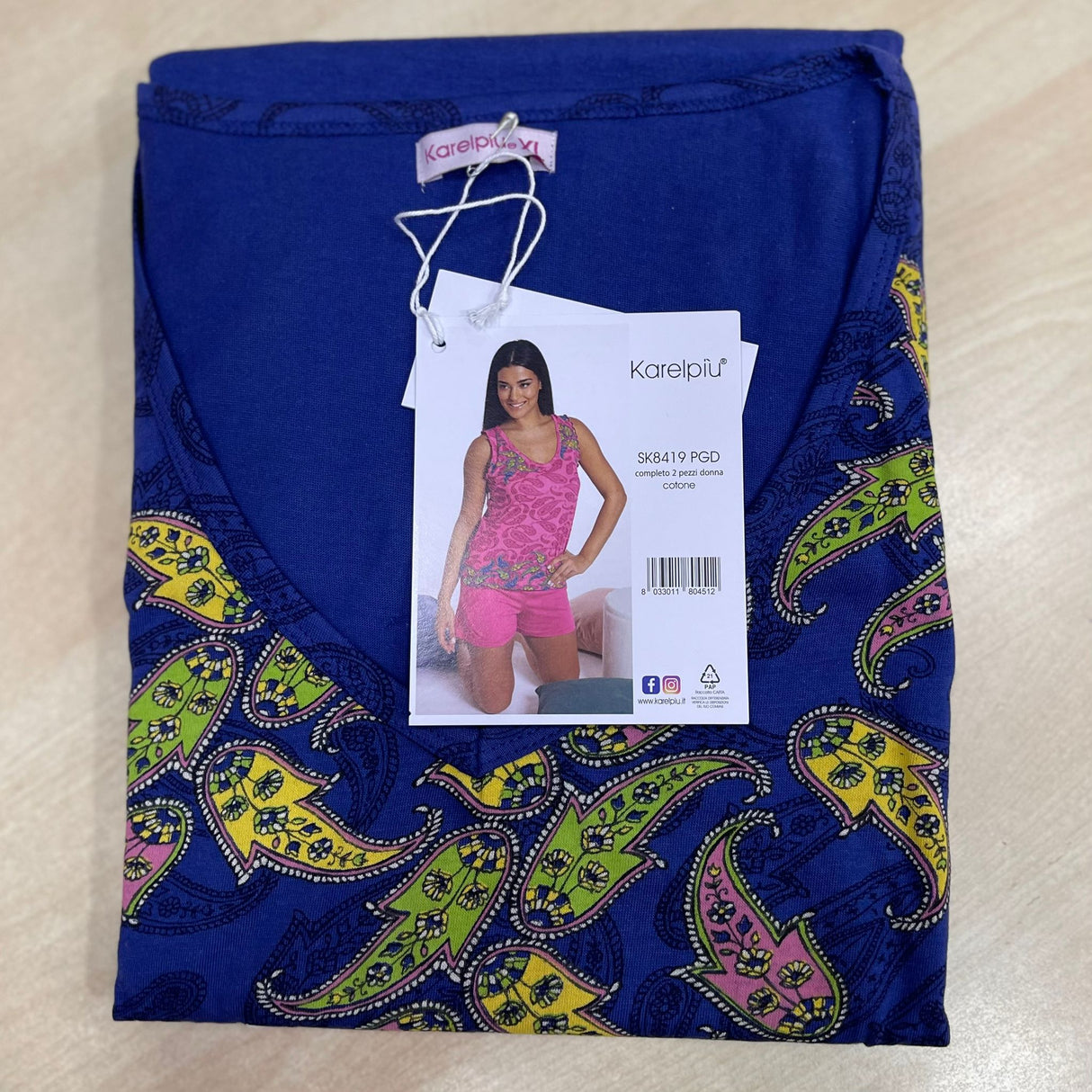 Pigiama Donna Spalla Larga Karelpiù 8419
