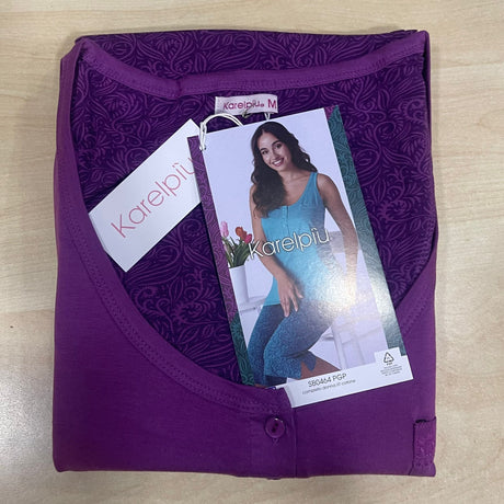 Pigiama Donna Spalla Larga e Pinocchietto Karelpiù 0464 - Cotone