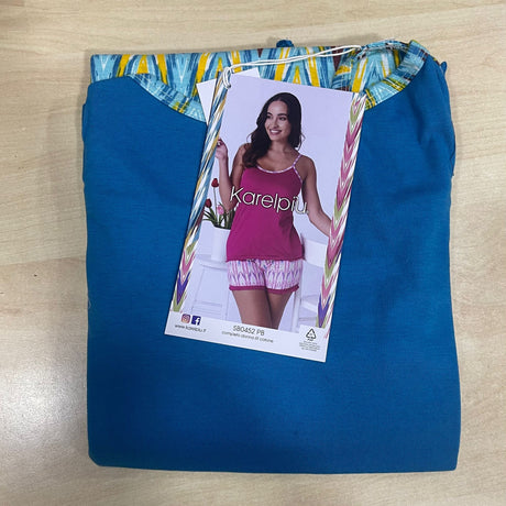 Pigiama Donna Spalla Stretta Karelpiù 0452 - Shorts in Cotone
