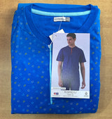 Pigiama Uomo 3 Pezzi Karelpiù 0260 - Puro Cotone con Pantalone Lungo e Corto