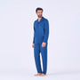 Warm open men's pajamas in cotton Pigiamiamoci 2822LA