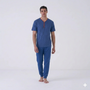 Pigiama Uomo 3 Pezzi Karelpiù 0260 - Puro Cotone con Pantalone Lungo e Corto