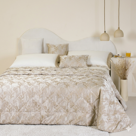 Trapuntino Matrimoniale Chanel in Cotone Jacquard - Made in Italy