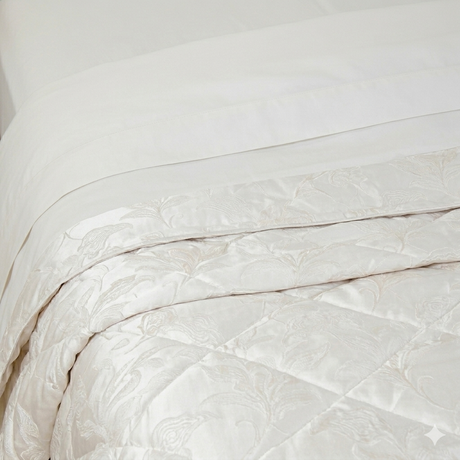 Trapuntino Matrimoniale Chanel in Cotone Jacquard - Made in Italy
