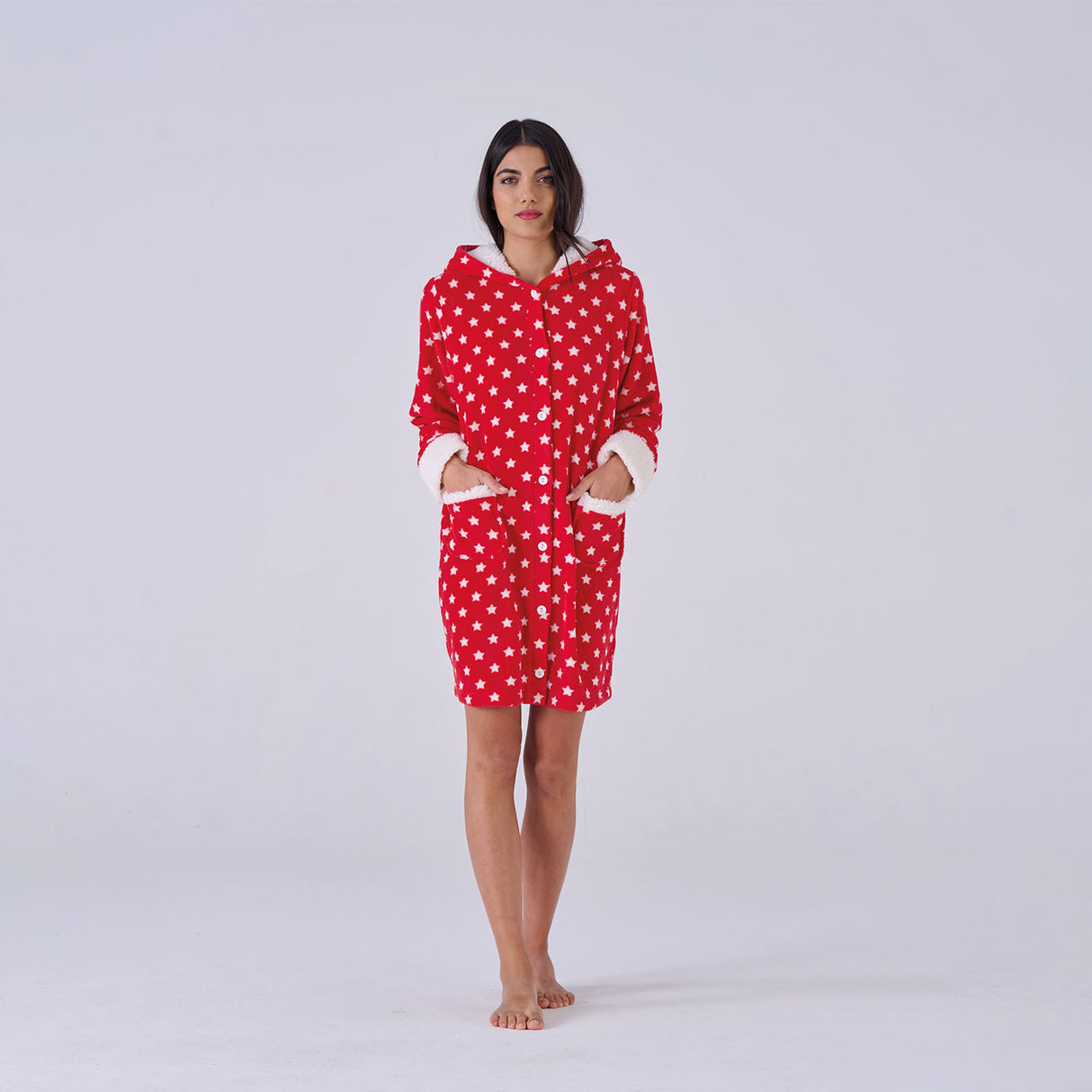 Pile Pigiami E Vestaglie Donna Vestaglia Donna In Pile Coral Con