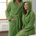 Accappatoio microspugna Botticelli Home Verde 280g unisex