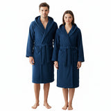 Accappatoio spugna Mae by Via Roma 60 Living Blu Denim - Ruocco Home