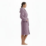 Accappatoio spugna Mae by Via Roma 60 Living Lilla - Ruocco Home