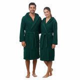 Accappatoio spugna Mae by Via Roma 60 Living Verde Inglese - Ruocco Home