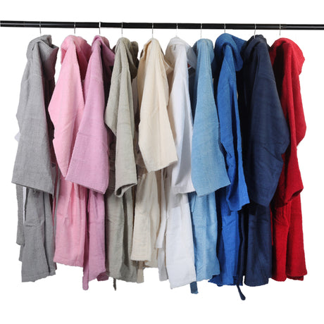 Terry Bathrobe for Men and Women Pierre Cardin Basic Solid Color Various Sizes and Colors