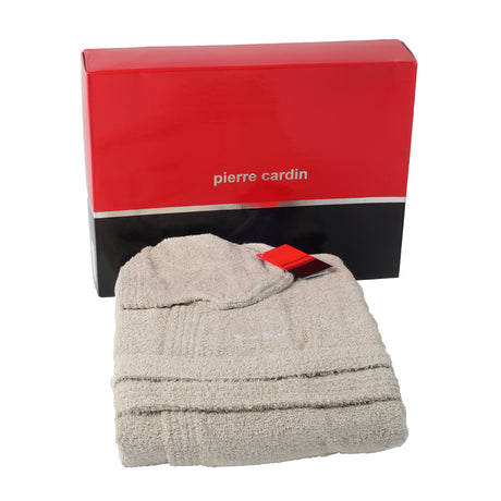 Terry Bathrobe for Men and Women Pierre Cardin Basic Solid Color Various Sizes and Colors