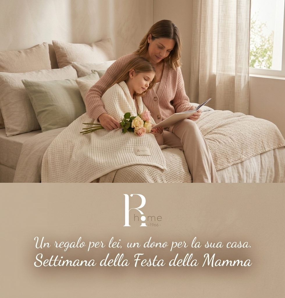 Festa della Mamma 2026 - Idee regalo biancheria per la casa - Ruocco Home