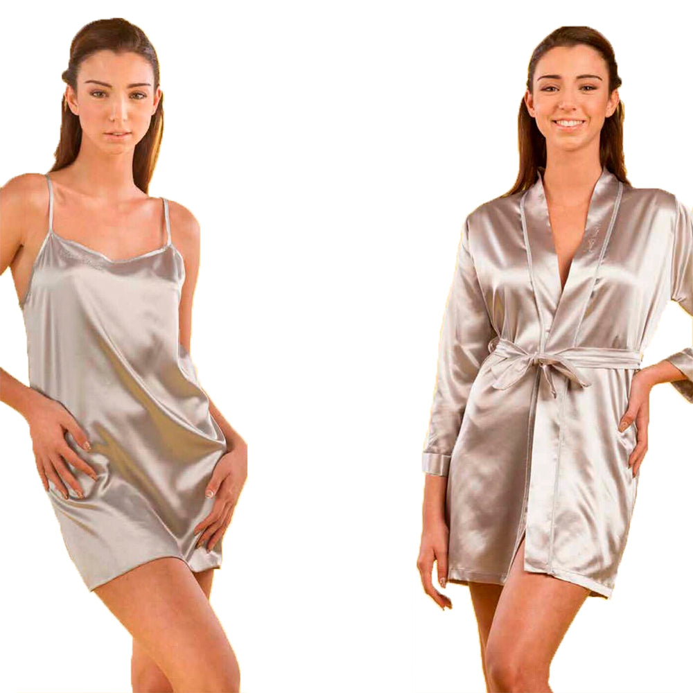 Complete Women's Tank Top + Dressing Gown Pierre Cardin Roberta - luxury line - Bride