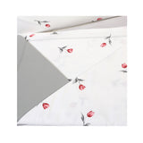 Botticelli Home Tulip Double Bed Set with 4 Pillowcases (Various Colours)