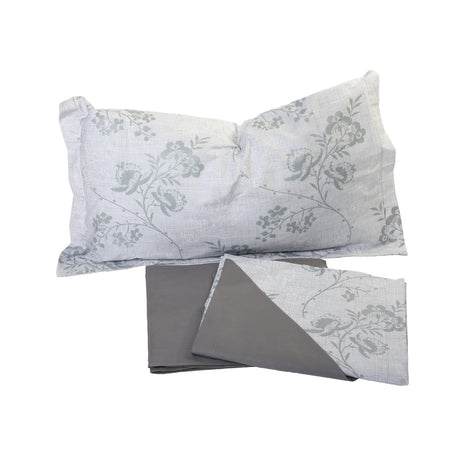 Pierre Cardin Glitter Double Bed Set with 4 Pillowcases (Various Colours)