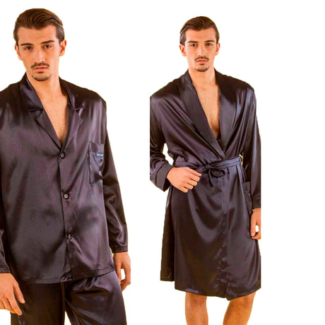 Pierre Cardin Ulisse Men's Pajama + Dressing Gown Set - luxury line - Groom
