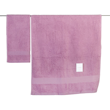 Pair of Maè Terry Towels by Via Roma, 60 Living Viso + Guest (Various Colours)
