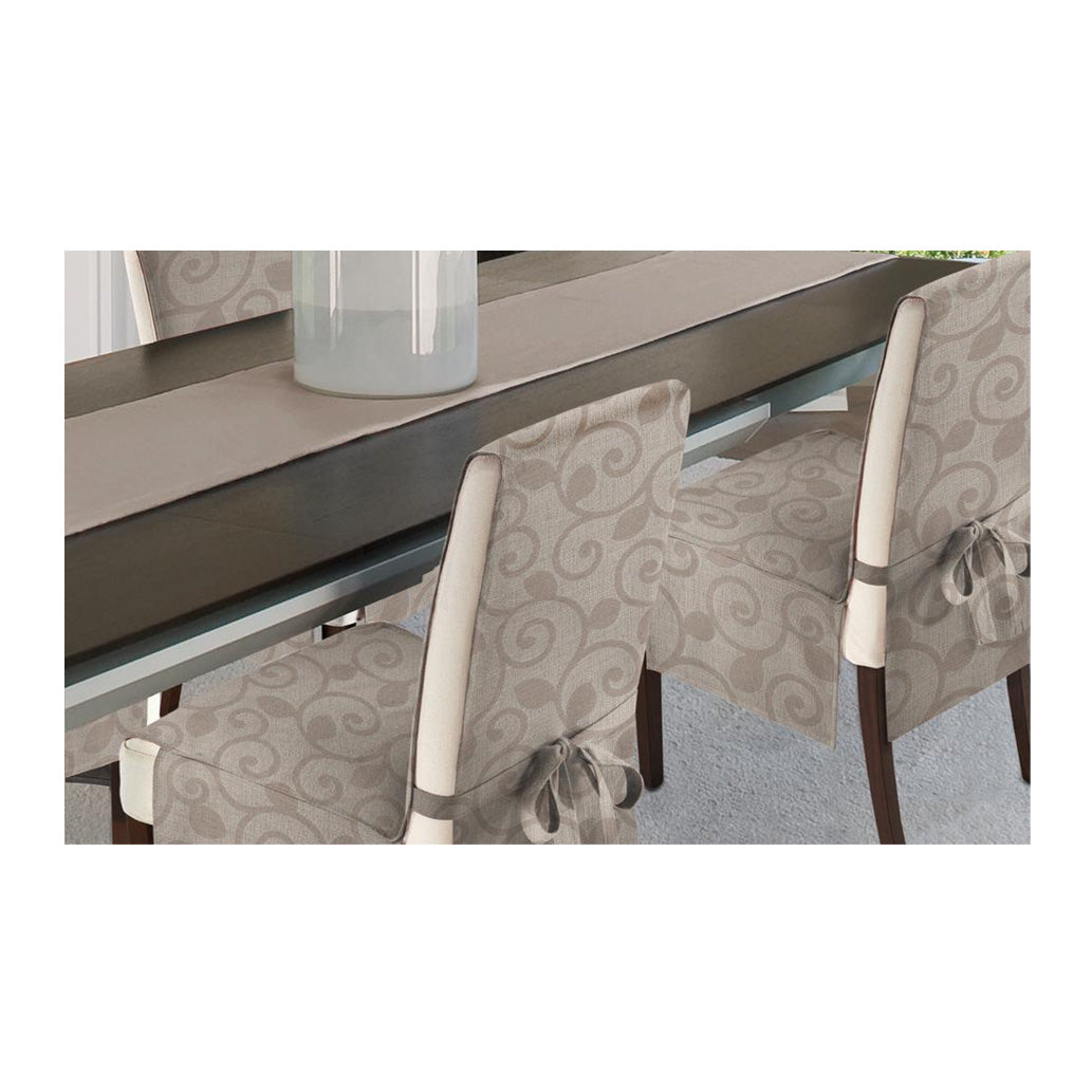 Pair of Stain Resistant Shield Chair Covers Water Clean Via Roma