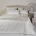 Copriletto matrimoniale jacquard Chanel Battaglia colore seta per camera da letto elegante.