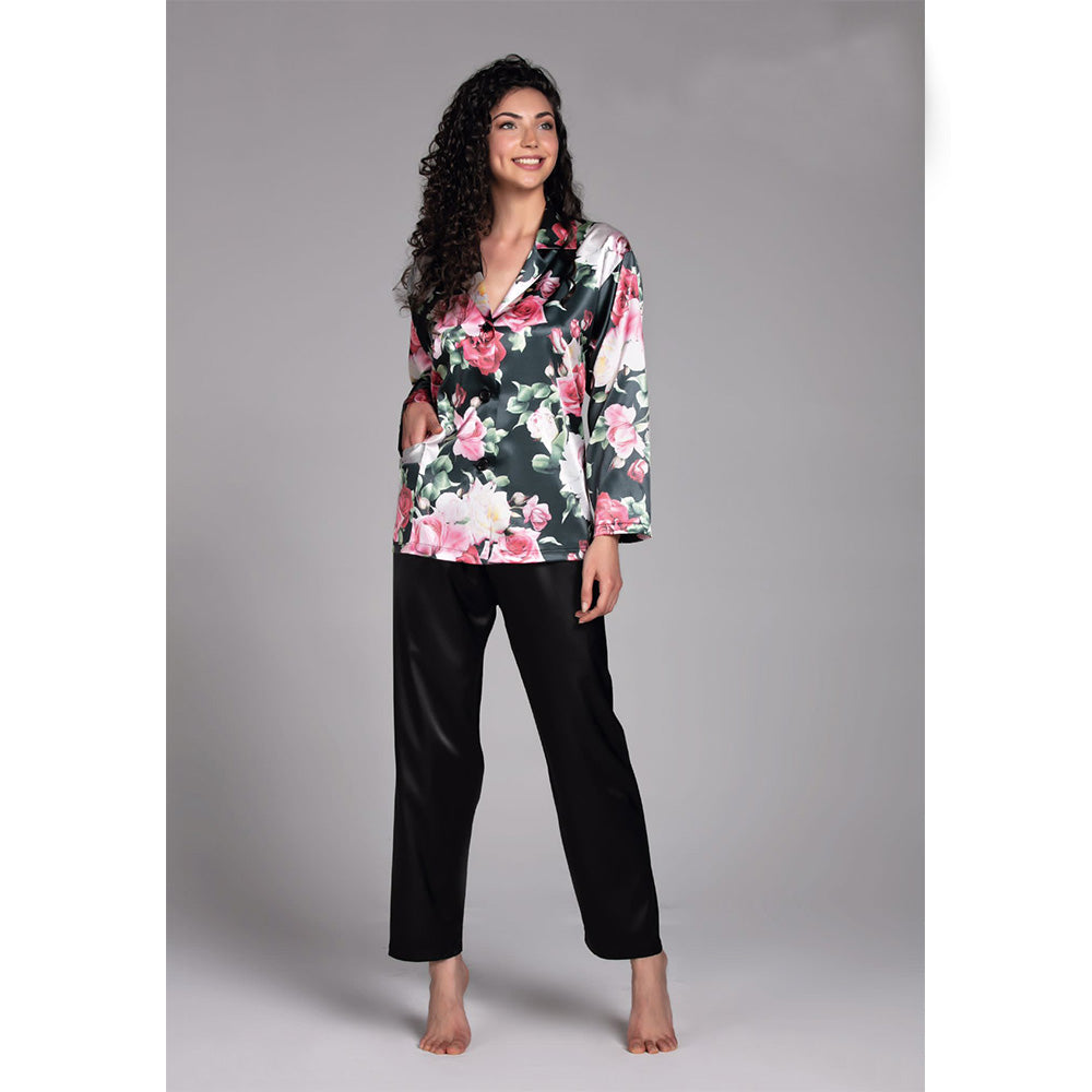 Botticelli Home Sabrina Women's Satin Pajamas