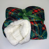 Christmas Plaid with Daunex Scottish Fur 130x160 cm