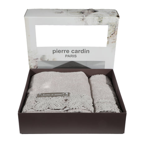 Pierre Cardin Refined Face + Guest Terry Bath Towel Set Various Colors