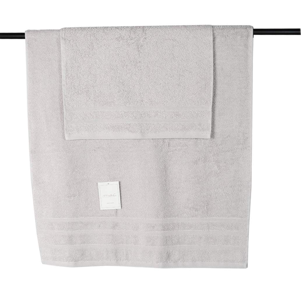 Maè Sponge Towel Set by Via Roma, 60 Ambient 420gr Face + Guest (Various Colours)