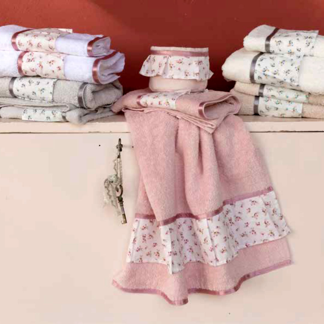 Shabby chic best sale bath towels