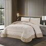 Trapunta matrimoniale Botticelli Home Elisabetta colore Panna design di lusso