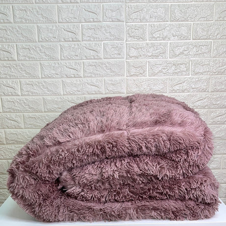 Ruocco Home Alaska Faux Fur Double Quilt