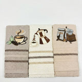 Set 3 strofinacci Botticelli Home Napoli 50x70 cm in puro cotone