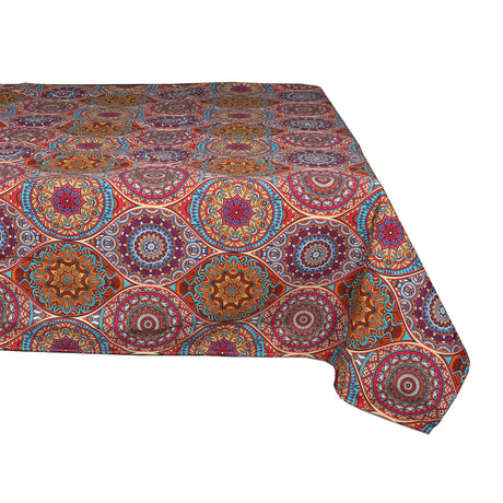 Rectangular tablecloth and napkins 6/12 places Ethnic Botticelli Home