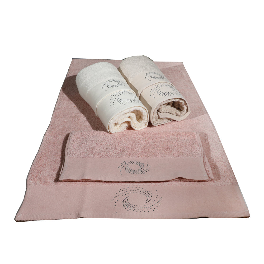 Terry Towel Set 3+3 - 100% Cotton Botticelli Home Pinw Assorted A