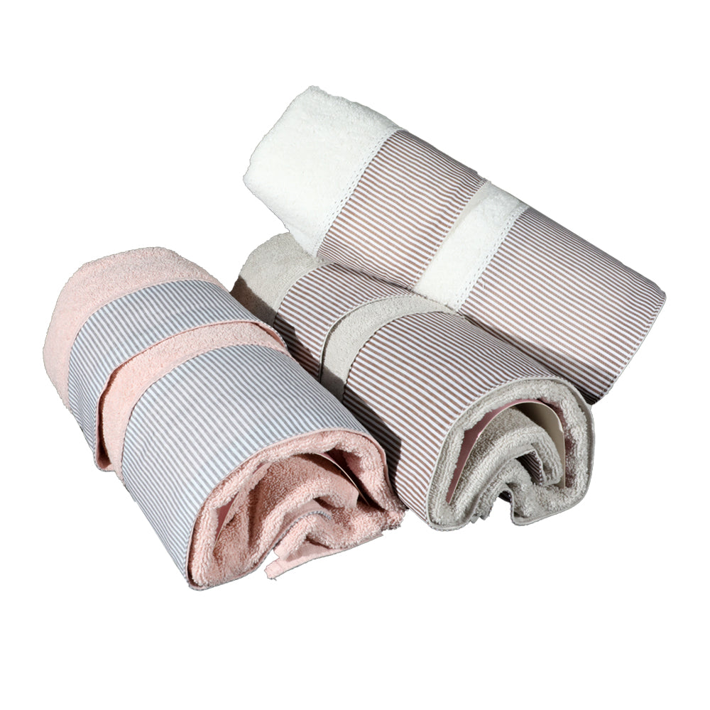 Terry Towel Set 3+3 - 100% Cotton Botticelli Home Capri Ass. B