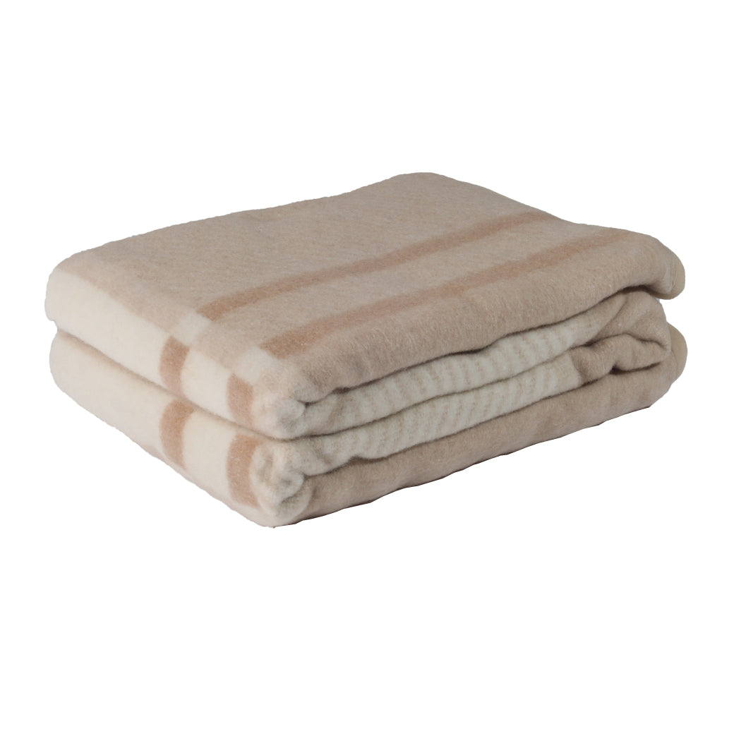 CO.DI.VAL Wool Blend Double Blanket Model "CORTINA" - MEASURE 250X210 CM