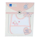 Baby Bib to be Embroidered with Aida Cloth My Little Stars Chenille + Cotton Various Colors