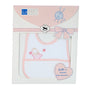 Baby Bib to be Embroidered with Aida Cloth My Little Stars Chenille + Cotton Various Colors