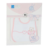 Baby Bib to be Embroidered with Aida Fabric My Little Tender Bear Chenille + Cotton Various Colors