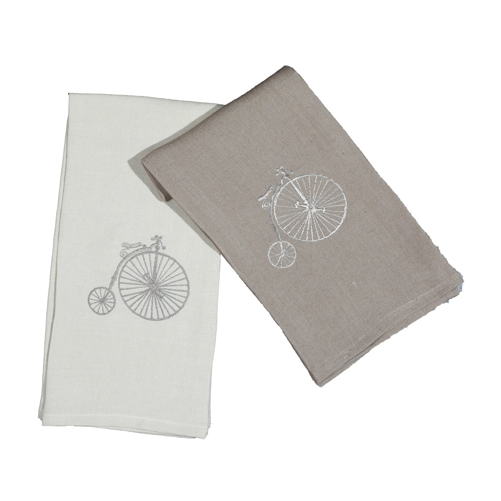 Kitchen Towel Artistic Umbrian Air Pure Linen Fabric 50x70 cm Various Colors