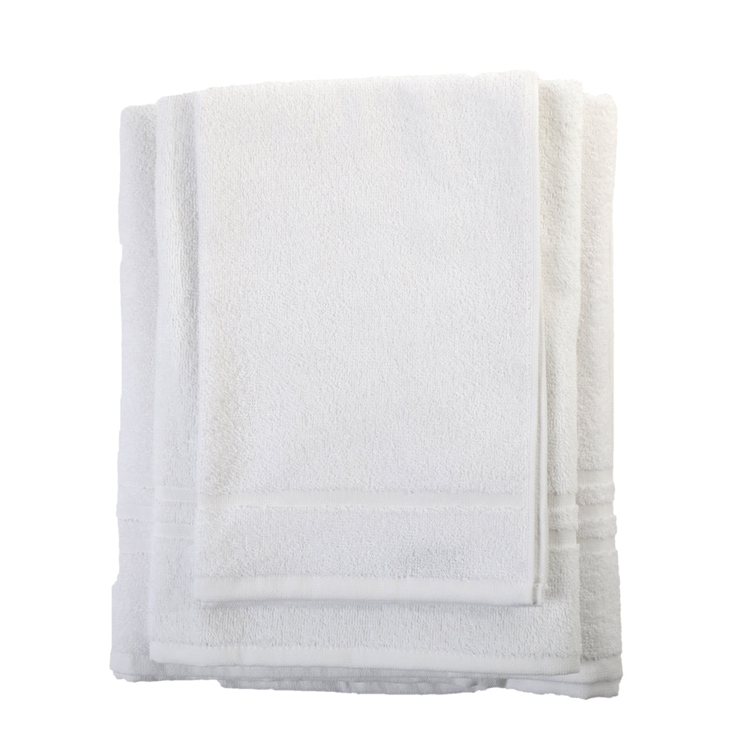 Botticelli Home Hotellerie Bath Sponge Set Shower + Face + Guest Towel 400g for Hotels and B&amp;Bs