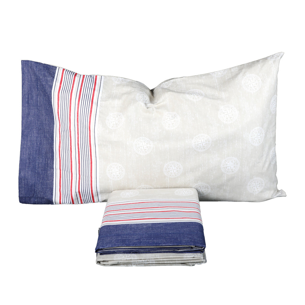 Maé Double Bed Set by Via Roma, 60 Capri 100% Cotton