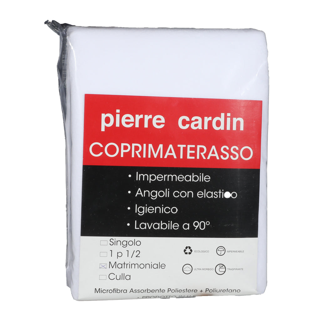 Coprimaterasso Impermeabile Matrimoniale con Angoli Pierre Cardin Basic 175x200 cm