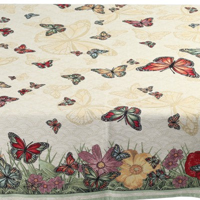 Emily Home Butterfly Gobelin Square Table Cover 140 x 140 cm